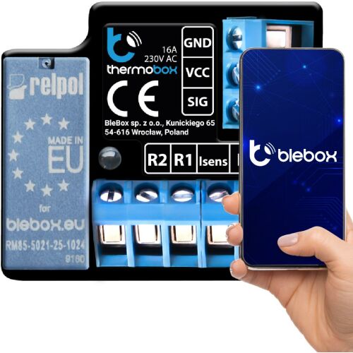 Thermobox fűtési modul Blebox 172092180 - Okos otthon kiegészítő