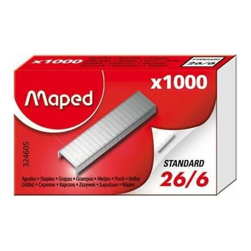 Maped kapcsok 26/6, 1000 db (203209) 172093971 - Tűzőkapocs