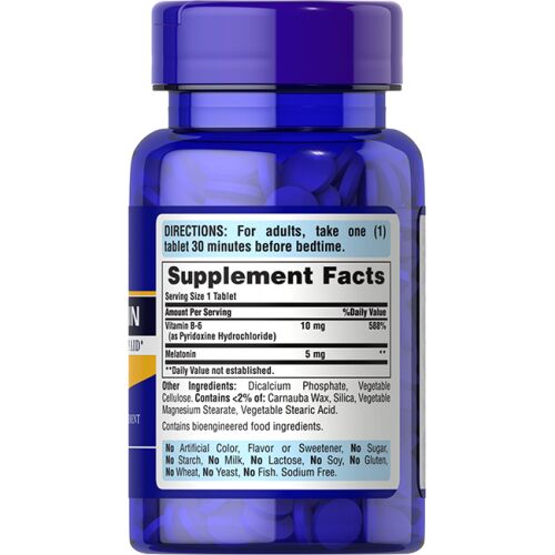 Melatonin 5 mg B-6-vitaminnal 120 bevont tabletta