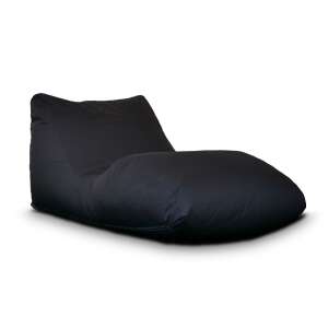Chill kültéri babzsákfotel, fekete, 3/4-es nézet - Babzsákfotel & Ülőke