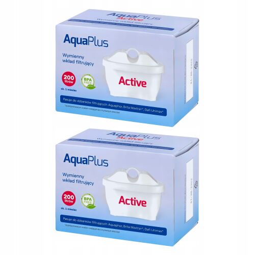 AquaPlus Active vízszűrő patron kancsószűrőhöz x 2 172237716 - Vízszűrő patron