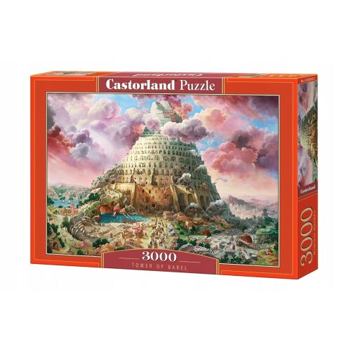 3000 darabos C-300563-2 Bábel tornya kirakó 172273679 - Puzzle és kirakó