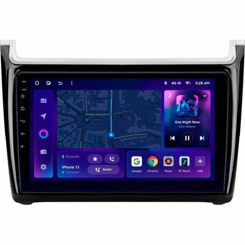 Autós navigáció MOSS M3 Volkswagen Polo 5 2008-2020 4+32GB 9" QLED Octa-core 2Ghz, Android 4G Bluetooth 5.1 DSP 172346810 - Fejegység