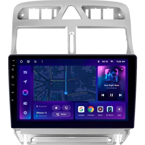 Autó navigáció MOSS M3 Peugeot 307 2001-2008 4+32GB 9" QLED Octa-core 2Ghz, Android 4G Bluetooth 5.1 DSP 172346961 - Fejegység