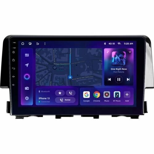 Autó navigáció MOSS M3 Honda Civic 10 2015-2020 4+32GB 9" QLED Octa-core 2Ghz, Android 4G Bluetooth 5.1 DSP 172346983 - Fejegység