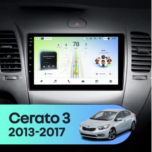 Autó navigáció Teyes CC4L DTS Kia Cerato 3 2012-2017 6+64GB 9" QLED Qualcomm 2Ghz, Android 4G Bluetooth 5.1 DSP - A változat 172357002 - Fejegység