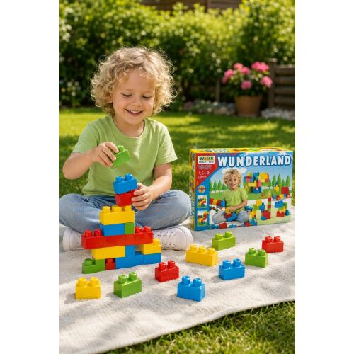 Maxi blocks építő nagy dobozos 56 db színes – DOREX-678 – színes, kreatív építőjáték, alkotás és építés 172390740 - Dorex