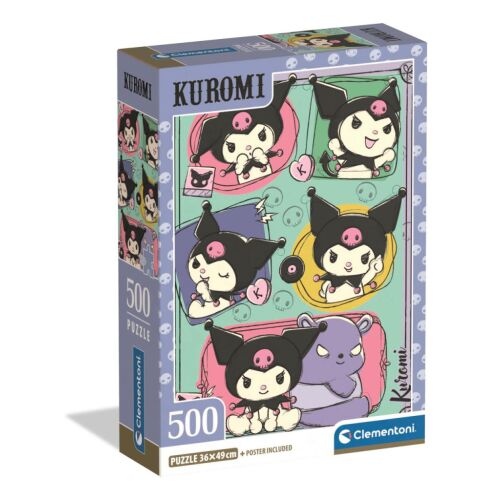 Hello Kitty Kuromi 500 db-os Compact puzzle Clementoni 174338680 - Játék