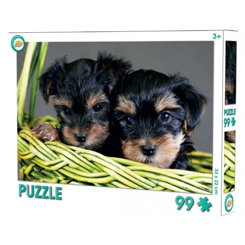 Kutyás Yorkie puzzle 99 db-os