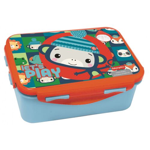 Fisher-Price Animals Monkey szendvicsdoboz 174339679 - Gyerek étel-és italtároló