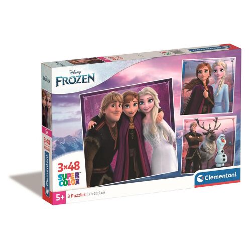 Disney Jégvarázs Leaf 3x48 db-os puzzle Clementoni 174343067 - Játék