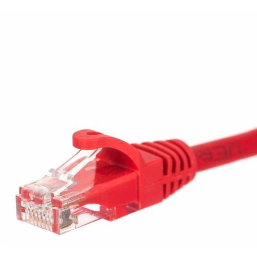Netrack Patch kábel cat.5e RJ45 1mb piros (BZPAT1UR) 172421630 - Patch kábel