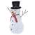 90 cm-es LED hóember fehér fényekkel, kültéri és beltéri díszítéshez