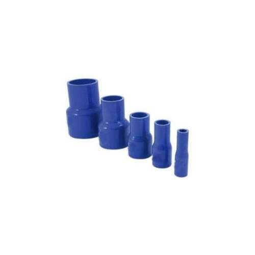 Szilikon szűkítő adapter, 38mm-ről 51mm-re, 100mm hosszú, kék - Autós szilikoncső és szűkítő