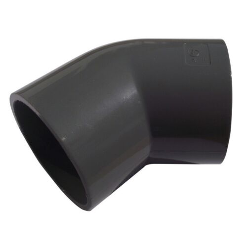 PVC nyomóidom 45°-s 63x63 176843033 - Medence PVC idom