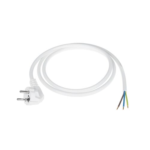 3x1.5mm fehér 3m tápkábel szög dugóval 172497776 - Tápkábel