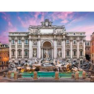 Clementoni Trevi-kút kirakós játék, 500 darabos, a Római Trevi-kút gyönyörű képe - Clementoni Puzzle