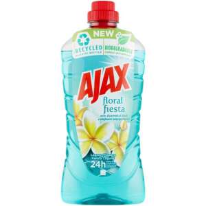 Ajax Lagoon Flowers általános tisztítószer, 1 liter, Floral Fiesta illattal, illóolajokkal - Általános felülettisztítószer