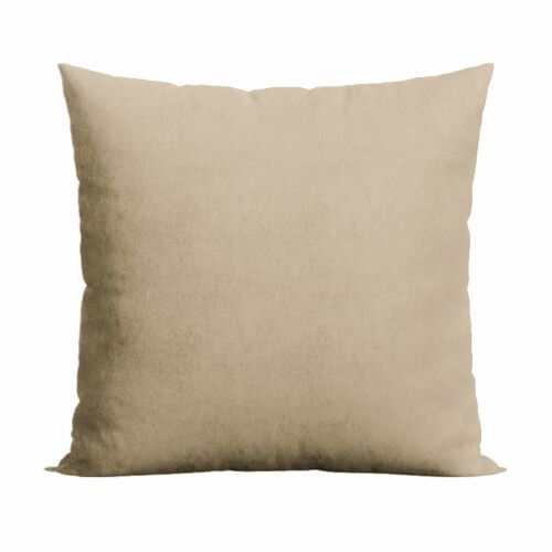 MILAS poszewka welurowa beżowa gładka 40x40 cm 172607863 - Díszpárnahuzat