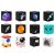 Set of Magnetic Blocks Cubes Cubes Pixels 3D Space 50 pcs. 172615691