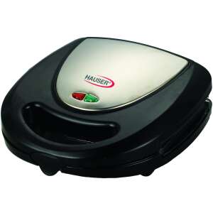 Hauser STI-622 3w1 Toaster do kanapek, czarny i stal nierdzewna - Hauser