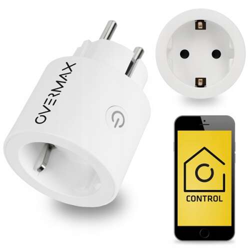 Overmax okos dugalj flow control smart wifi 16a/4000w fogyasztásmérés OVFLOWCONTROL