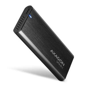 Axagon EEM2-SBC SuperSpeed+ USB-C M.2 SATA SSD external enclosure, black - AXAGON