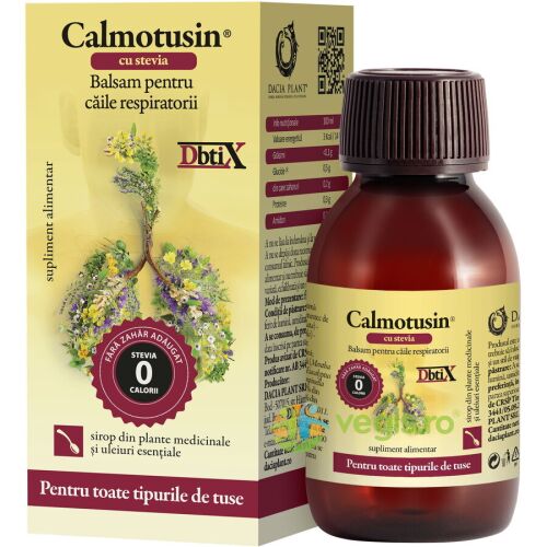Calmotusin Stevie Dbtix sziruppal 100ml 172677471 - Köhögés és megfázás elleni készítmény