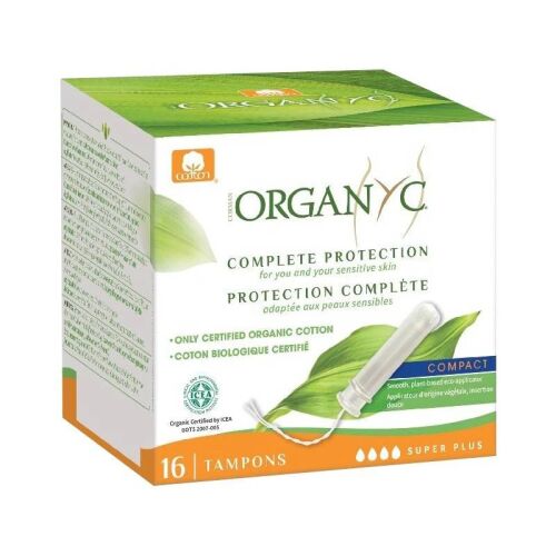 Super Plus organikus pamut tamponok applikátorral 16db 172678969 - Tampon