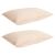 vidaXL Takaró szett 2 db 135 x 220 cm 250 gsm Természetes Kapok Bézs 177512581