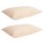 vidaXL Takaró szett 2 db 135 x 220 cm 250 gsm Természetes Kapok Bézs 177512554