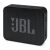 Vizualizare unghiulară a boxei Bluetooth portabile negre JBL GO Essential