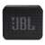 Vizualizare frontală a boxei portabile negre JBL GO Essential