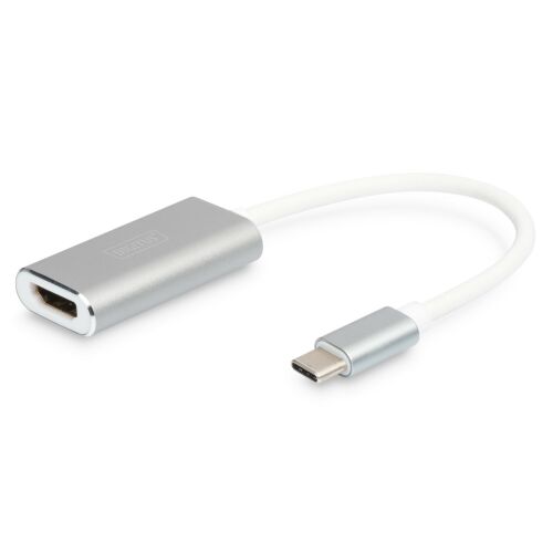 Digitus DA-70836, 0,2 M, USB C-típus, HDMI, Dugó, Aljzat, USB 172739485 - Digitus