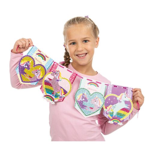 Unikornis Heart gyémántszemes girland szett 4 db-os 172743473 - Művészet és hobbi