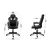 Huzaro Power 2.5 Grey Mesh Gaming Chair dimensions infographic