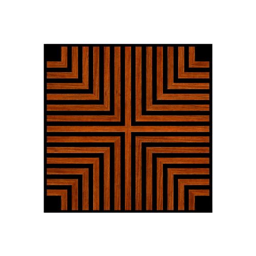 Akusztikus falpanel Deco V dió hatású 60x60x1,8 cm 172809129 - Falpanel és falmatrica