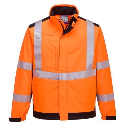 Modaflame Multi Norm Arc Softshell kabát PW_MV72ONRXL Narancs/Navy - XL méret 172963091 - Láthatósági ruházat