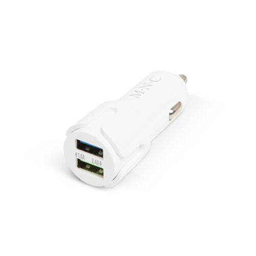M.N.C Szivargyújtó adapter - 2 x USB - 2,1A Fehér 172972248 - Jármű és alkatrész