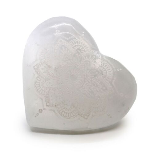 Szelenit Szív - 7-8cm - Mandala 172974006 - Ásvány