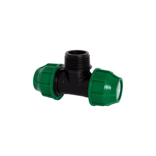 MPE T-idom KM 20mm x 1/2" /10bár  20db-cs  180db-d. 172926717 - KPE idom