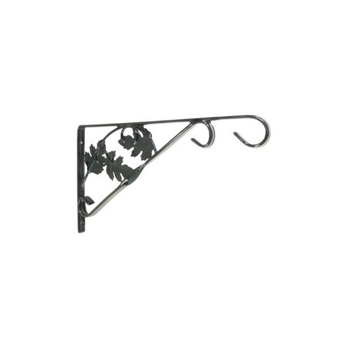 Fali virágtartó kar levélmintás, zöld, 35 cm /10db/karton 172925775 - Fali akasztó