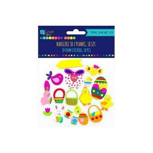 Dekorgumi, öntapadós, húsvéti formák, 3D, 18 db-os 172982415 - Húsvéti dekoráció