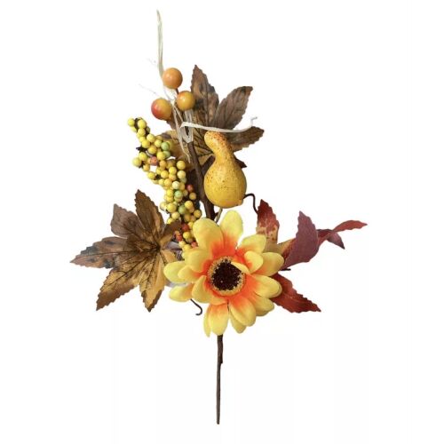 Őszi pick - virág fej  22cm 172982723 - Dekor betűző és pick