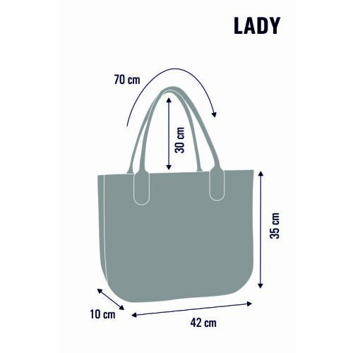 LADY XL filctáska, antracit - Éjfél 172998502 - Válltáska