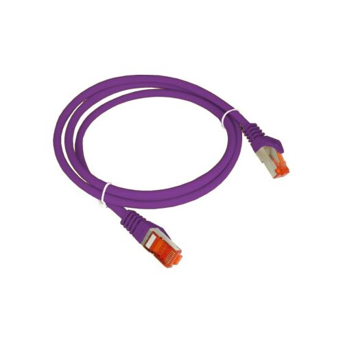 Patch kábel ALANTEC Cat.6A S/FTP lila 5m LSOH 173026401 - Patch kábel