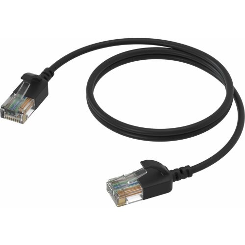 Hálózati kábel CAT6A PROCAB CSD560B/3, fekete (3m) 173026771 - Patch kábel
