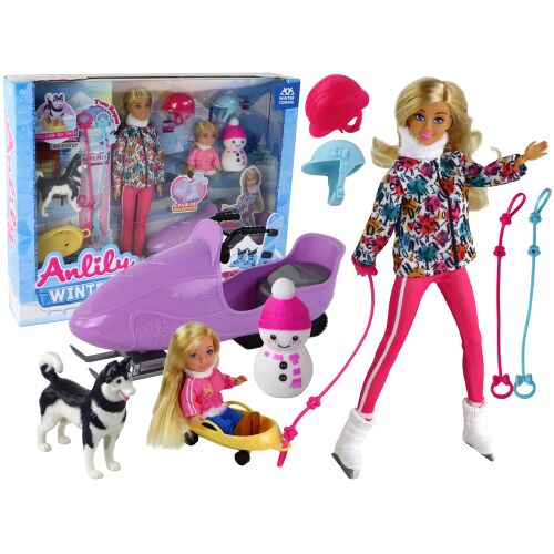 Anlily baba téli sportok 173027701 - Játékbaba kiegészítő