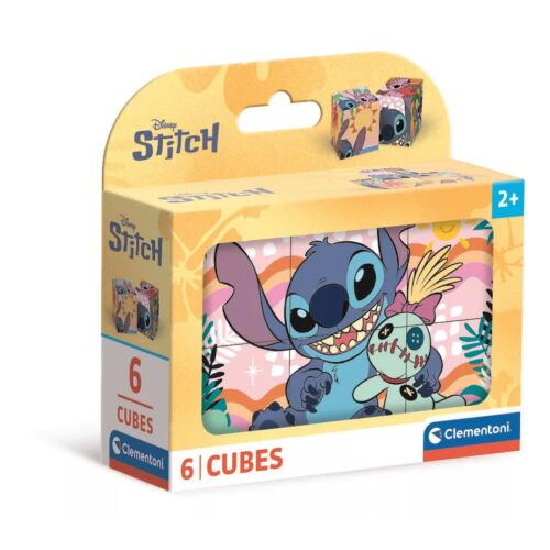 Disney Lilo és Stitch, A csillagkutya Smile mesekocka 6 db-os Clementoni 173036070 - Baba puzzle