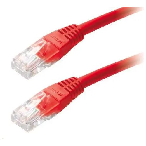 Lynx CS Patch kábel Cat5E, UTP, 0,25 m, piros (PK-UTP5E-0025-RD) 173045696 - Patch kábel